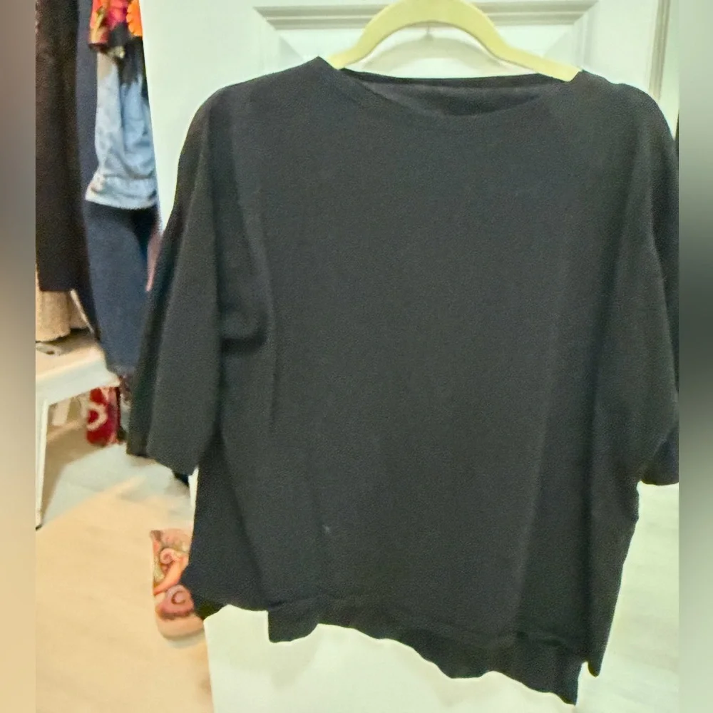 MXM Matthildur Cotton Black Women's Top - Picture 1 of 3